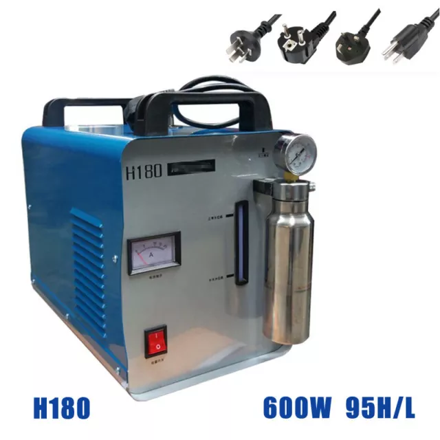 Oxy-Hydrogen Generator 220V 600W Flame Polishing Machine Water Welder H180 95L 3