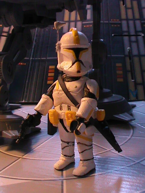 Figurines type lego Commandant Clone Cody + 6 clones de la 212ème star