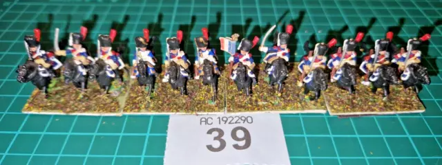 15mm Napoleonic French Imperial Guard Grenadier Cavalry x 12 on magnetic bases
