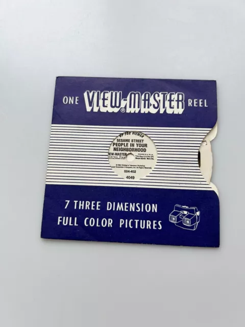 SESAME STREET VIEW-MASTER Collector's Set Blue Case Viewer Reels Sealed  Mint New $57.40 - PicClick AU