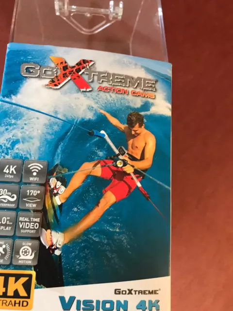 Go-Xtreme Action Cam - 4k vision with multiple accessoriy  Pack.  BOXED