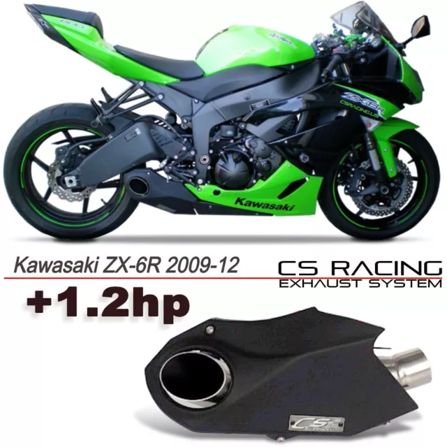 2019-23 KAWASAKI ZX-6R Ninja 636 CS Racing Slip-on Exhaust + dB Killer  (+3.7hp) £486.78 - PicClick UK