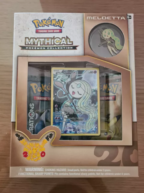 Pokémon Card Game - Meloetta - Pin - Pokémon 20th Anniversary