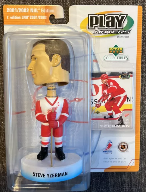 Steve Yzerman Bobblehead - Play Makers by Upper Deck (2002) - New In Box