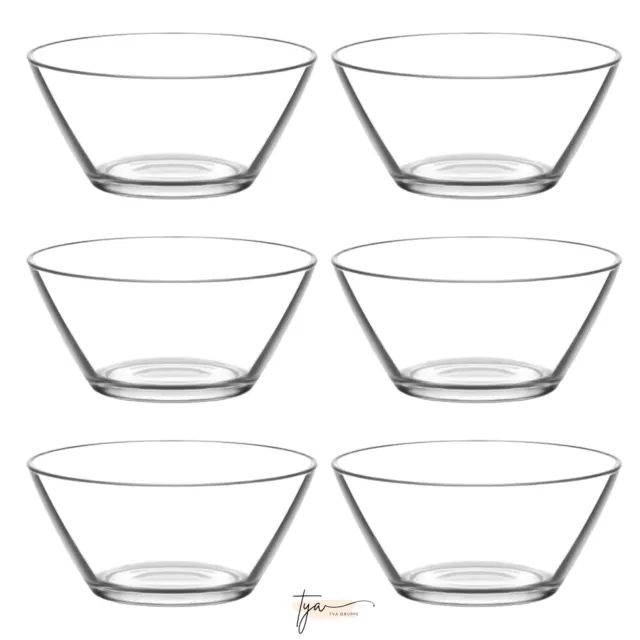 Vorspeise 6er Schalen Dessertschale Glasschalen Müslischalen Schüssel Glas 345cc