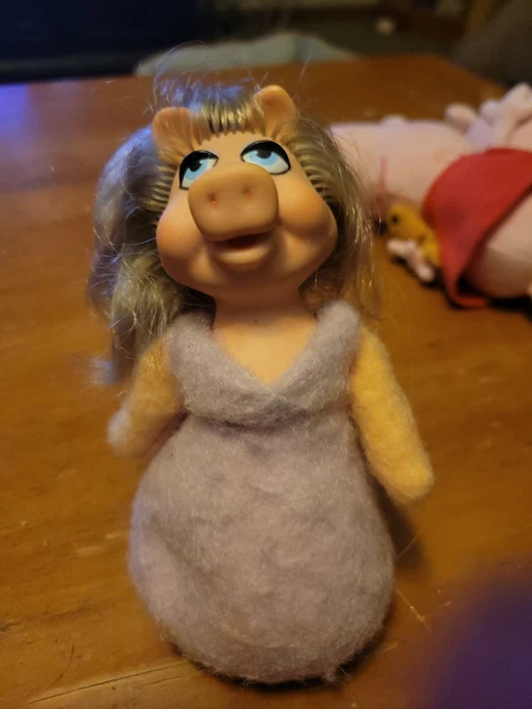 Muppets Miss Piggy 6" Beanbag Plush Doll Fisher Price Vintage 1977 1980 #867 Tag