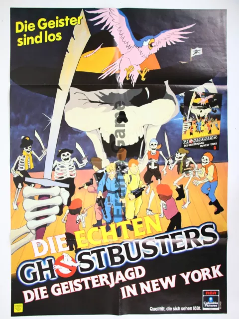 Filmposter Filmplakat A1 Gefaltet die Echten Ghostbusters die Geisterjagd in New