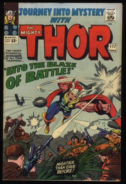 Journey Into Mystery #117 VF 8.0 Enchantress Loki Thor! Marvel 1965