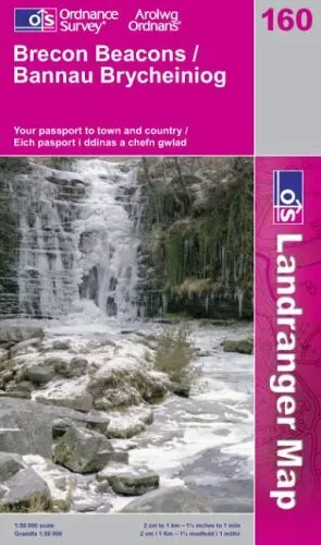 Brecon Beacons (Landranger Maps): Sheet ... by Ordnance Survey Sheet map, folded