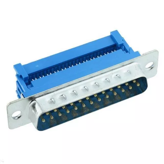 10 x 25-Way IDC Male D Plug Connector