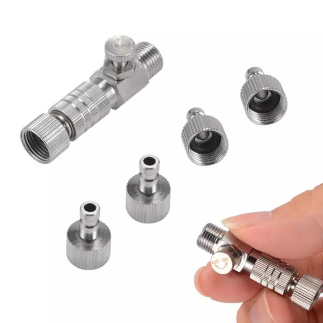 Adaptadores rápidos de liberación de acoplamiento de liberación de aerógrafo 1/8 conector C5H2 M8