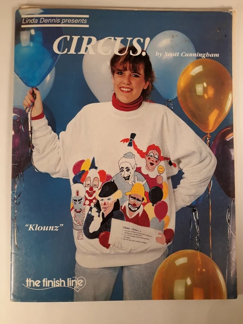 Libro de artesanía The Finish Line Inc. "Circo" - Libro de plantilla de pintura de camisa (#A5)