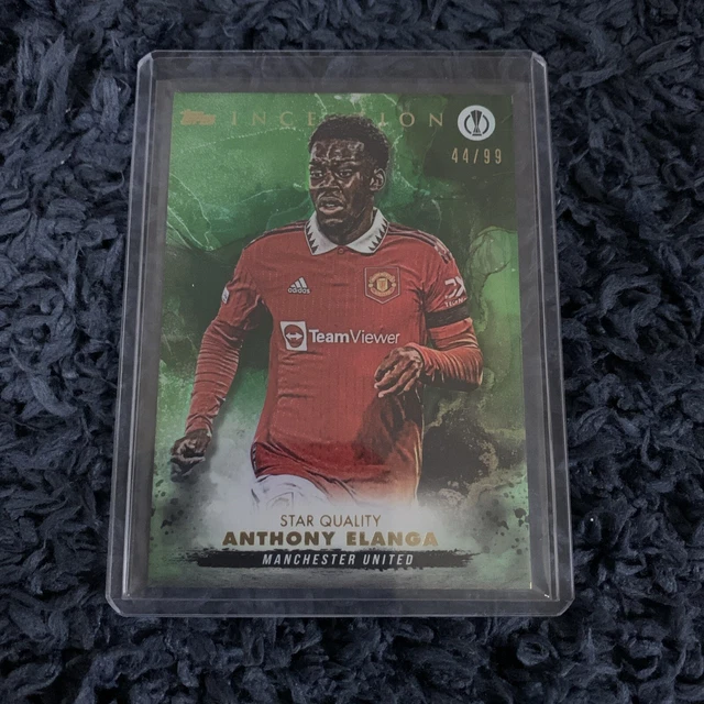 TOPPS INCEPTION 2023 Anthony Elanga /99 Manchester United Card £15.00 ...