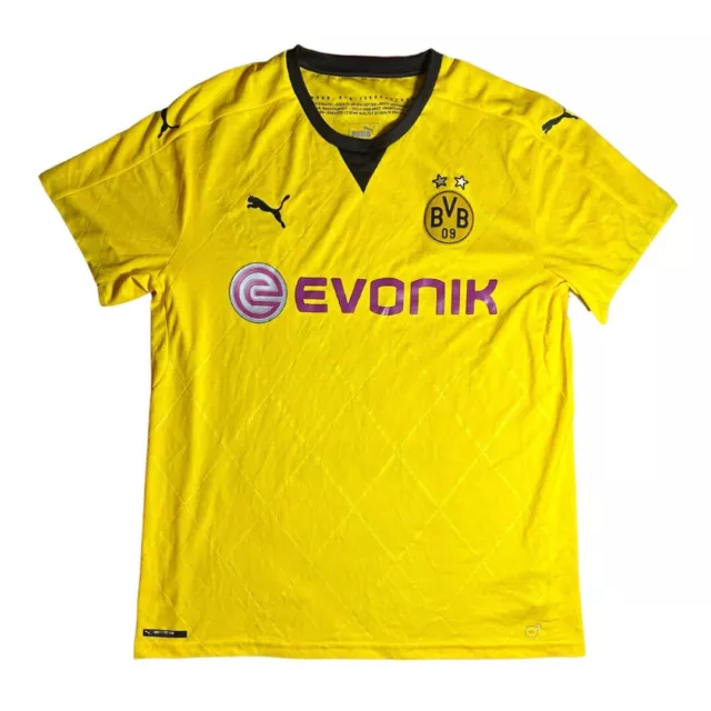 Borussia Dortmund 2015-2016 Germany European Home Football Shirt Puma Mens Xl