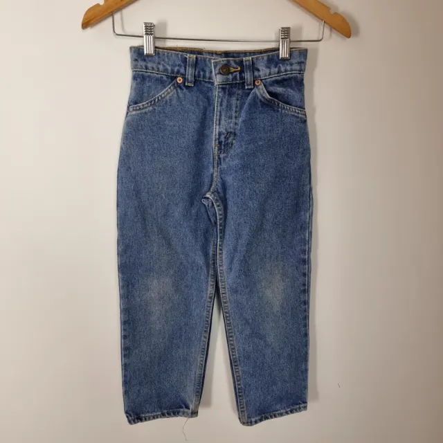 Levis 634 Jeans Vintage Orange Tab Kids Size 6 Made in Australia