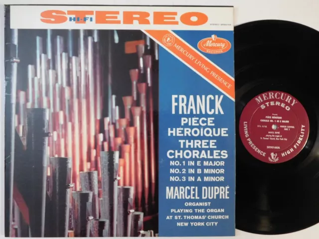 MARCEL DUPRE Franck Piece Heroique MERCURY LP SR 90168 RFR2/RFR1 classical vinyl