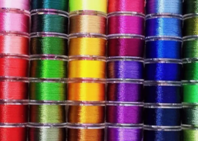 25 Colors Prewound Embroidery Thread Bobbins 40 Wt Embroidery Machine Thread