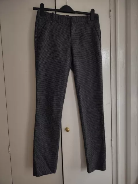 Calvin Klein Slim Leg Black Spot Trousers -  Size 2