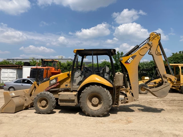 2015 Caterpillar CAT 420F 4x4 Backhoe Loader; thumb; OPERATION VIDEO