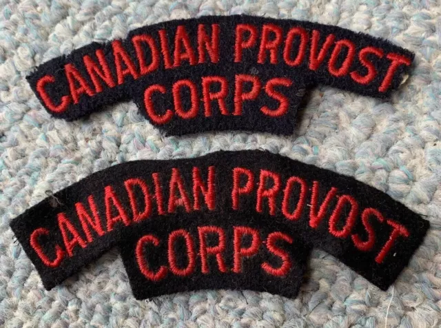 Shoulder Flash Pair, Canadian Provost Corps