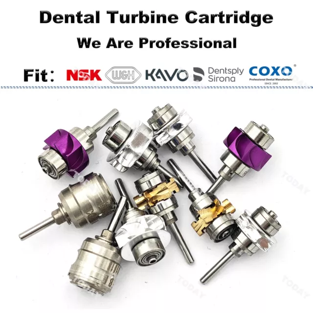 Dental Turbine Cartridge Air Rotor Fit NSK KAVO COXO High Speed Handpiece