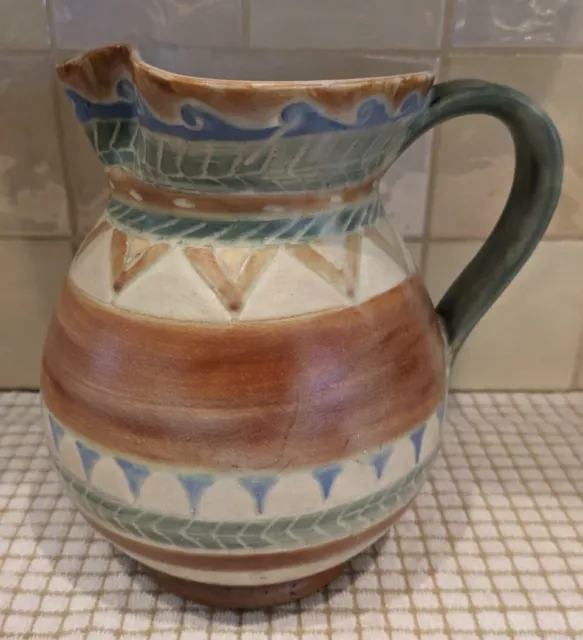 Large Shorter & Son Jug Art Deco Vintage Hand Painted