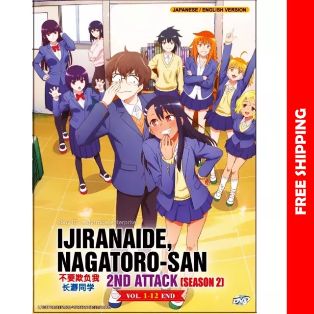 Dvd Ijiranaide, Nagatoro-san Legendado Série Completa