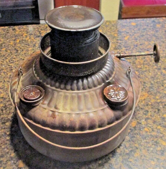 VINTAGE ANTIQUE KEROSENE Oil Heater Burner Brass Parts/Repair Pat