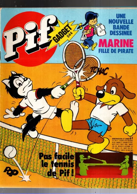 PIF GADGET n° 544 - Août 1979 - BE sans le gadget.