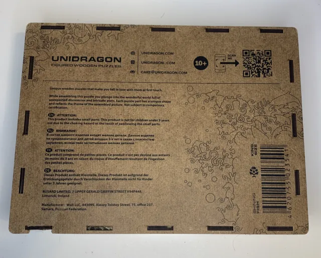 UNIDRAGON - Wooden Jigsaw Puzzles - King Size - 15.7" х 12.2" - 40 х 31 cm -... 2