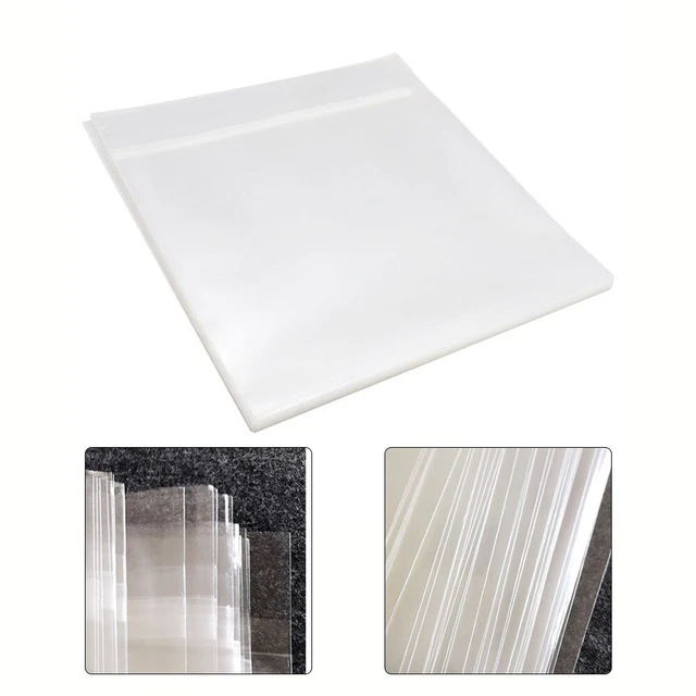 Sacs de protection pour disques vinyle transparent pour stockage sécurisé de 5