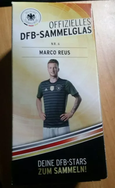 Auswahl Offizielles DFB Sammelglas Fussball EM 2016 Rewe  Einzeln Marco Reus