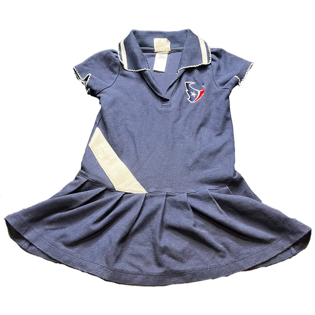 Houston Texans NFL Football Cheerleading Outfit Costume - Kids Girls Size Medium