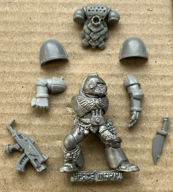 GW Citadel WH40k 1990s metal / plastic “ Space Wolves Grey Hunter Marine “ (D) !