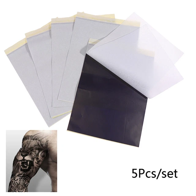 5PCS/SET TATTOO TRANSFER Paper Stencil Carbon Thermal Copier Tracing