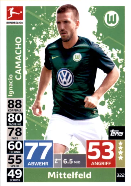 Topps Match Attax 18/19 - 322 - Ignacio Camacho