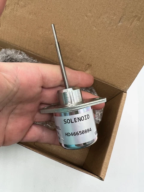 Fuel Shut Off Solenoid HD46650884 12v Bottom Injection Waterproof Avoid Leaking