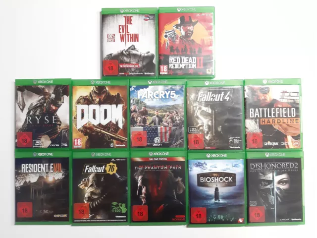 5 Xbox One Spiele The Evil Within, Doom, Ryse Son of Rome, uvm