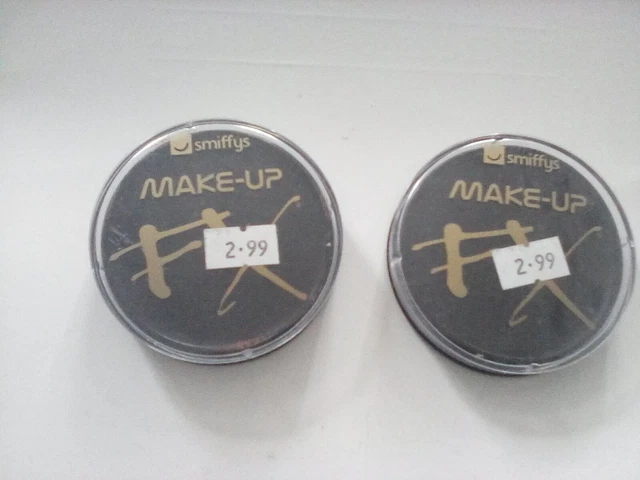 2x16 VASI PER TRUCCO VISO/CORPO NERO (smiffy's F X)