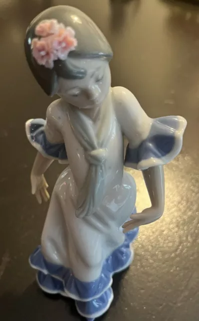 Lladro 6.5" 5193 Juanita Spanish Flamenco Dancer No Box