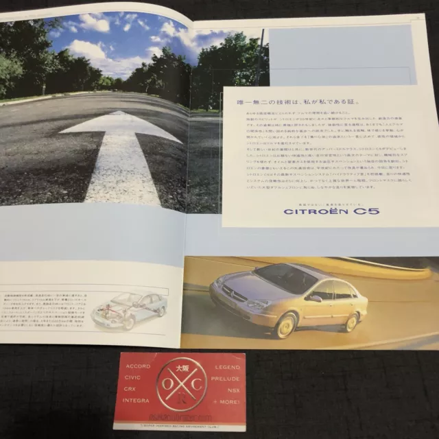 Citroen Xsara C3 C5 Saxo Brochure Japanese Catalog Rare 97 98 99 00 01 02 03 04 2