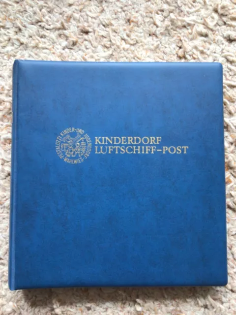 Album Kinderdorf Luftschiff Zeppelin Post Briefmarken Friedrichshafen