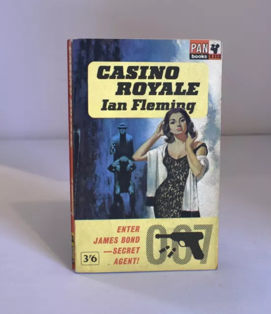 Ian Fleming. casino Royale (1963) Vintage Pan Paperback. James Bond Book.