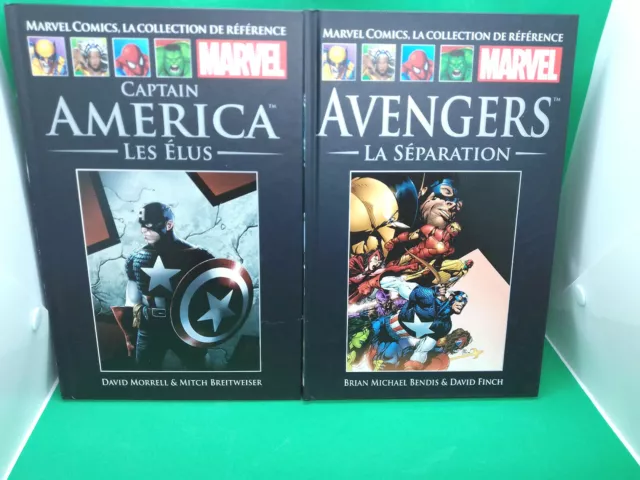 Marvel - Comics - La Collection De Reference - Lot - Avengers Et C. America Bd