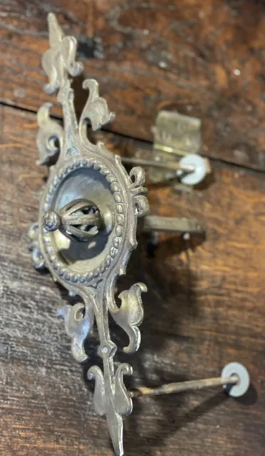 Antique Brass Door Bell Pull Salvaged