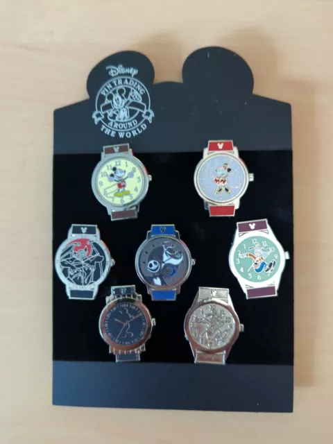 rare set de 7 montres Disney Pin Trading 2019 Montres mickey