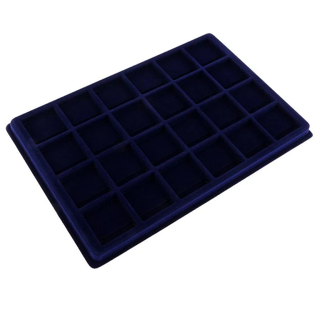 Professional 24 Coin/ Jewelry Display Storage Tray