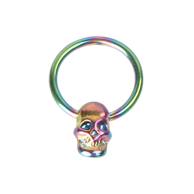 Skull Piercing Jewelry Jewery Skeleton Ear Stud Body Pierced Hoop