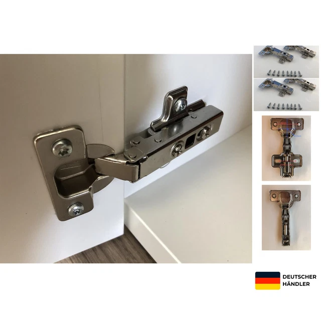 4er Set Scharniere Mit Softclose Neu Passend Für Ikea Pax Wie 1
