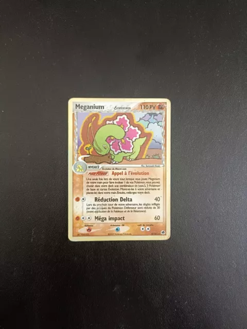 Carte Pokémon Meganium 4/101 Holo Ex Île des Dragons Française